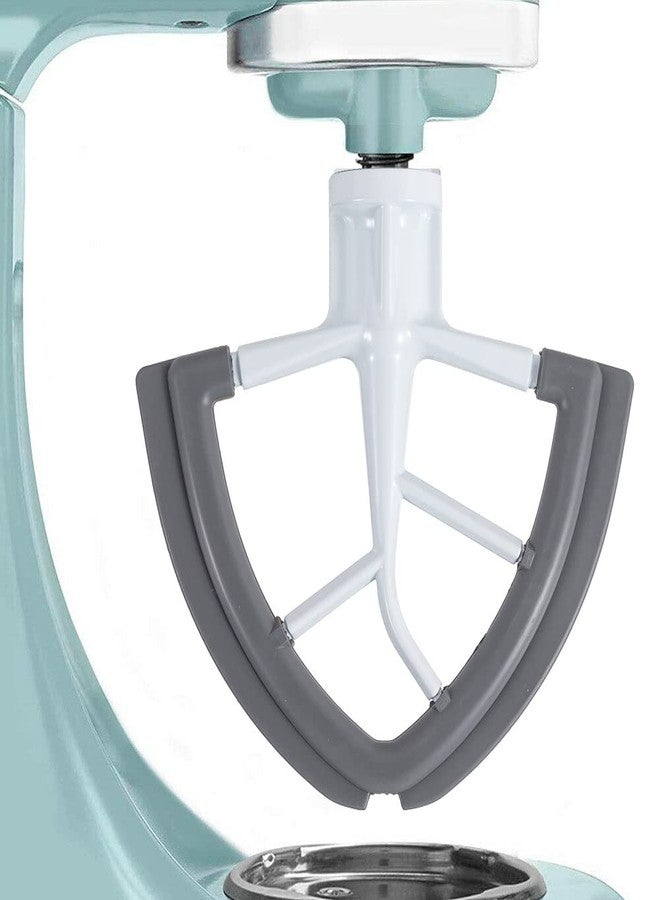 ORIEMARS مضرب ذو حافة مرنة لخلاط KitchenAid KSM150 Artisan Series سعة 5 كوارت، مضرب معدني لملحقات خلاط KitchenAid KSM150. - Image 1